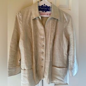 Kim Rogers Petite, button-up, quarter-sleeve top